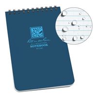 Rite In The Rain Top Spiral 4&quot; X 6&quot; All Weather Pocket Notebook - Blue