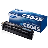Samsung CLT-C504S Cyan Laser Toner Cartridge