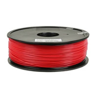 Inland 1.75mm PETG 3D Printer Filament 1kg (2.2 lbs) Cardboard Spool - Red