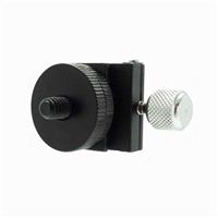 Dot Line Locking Accessory Shoe with 1/4&quot; - 20 Male Mount