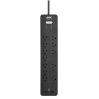 APC SurgeArrest Home/Office Surge Protector, 12 Outlets, 2160 Joules, w/ 6 ft. Cord - Black