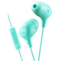 JVC Marshmallow In Ear Earbuds with Mic and Remote - Green