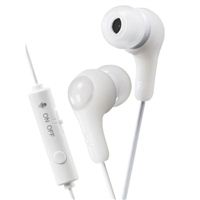 JVC Gumy Gamer Wired Earbuds - White