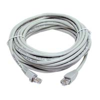 Inland 24 Ft. CAT 5e Stranded, 26 Gauge Ethernet Cables 5 Pack - Gray