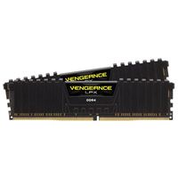 Corsair Vengeance LPX 16GB (2 x 8GB) DDR4-3000 PC4-24000 CL16 Dual Channel Desktop Memory Kit CMK16GX4M2D3000C16 - Black