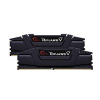 G.Skill Ripjaws V 8GB (2 x 4GB) DDR4-3200 PC4-25600 CL16 Dual Channel Desktop Memory Kit F4-3200C16D-8GVKB - Black