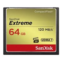 SanDisk 64GB Extreme CompactFlash VPG-20/UDMA 7 Flash Memory Card
