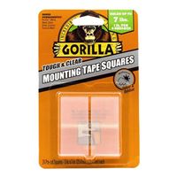 Gorilla Glue Mounting Tape Square 1 in. 24 pack