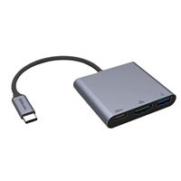 EZQuest Inc. USB-C Multimedia Charging Adapter with Three Ports