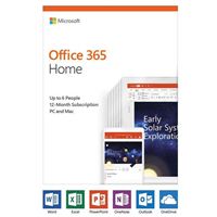 Microsoft Office 365 Home - 1 Year, Up to 6 Users