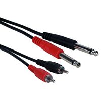 Cable RCA/TS 1/4″ – 7 Metros Cable Amphenol / Conector RCA y TS Amphenol –  ADN Tecnology Perú