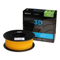 Inland 1.75mm PLA 3D Printer Filament 1kg (2.2 lbs) Cardboard Spool - Yellow