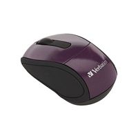 Verbatim Mini Travel Wireless Optical Mouse - Purple