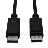 Accell DisplayPort 1.4 Male to DisplayPort 1.4 Male 6.6 ft. - Black