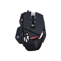 Mad Catz The Authentic R.A.T. 4+ Gaming Mouse - Black/Red