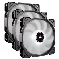 Corsair AF120 White LED Hydraulic Bearing 120mm Case Fan - Triple Pack