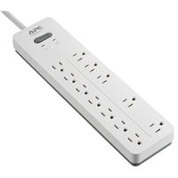 APC SurgeArrest PH12W 12-Outlet Surge Protector w/ 6 ft. Cord - White