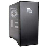 MAINGEAR Vybe RGB Tempered Glass ATX Mid-Tower Computer Case - Black