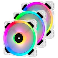 Corsair iCUE SP120 RGB ELITE Performance Hydraulic Bearing 120mm Case Fan  with iCUE Node CORE - 3 Pack - Micro Center