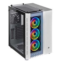 Corsair Crystal Series 680X RGB Tempered Glass ATX Mid-Tower Computer Case - White