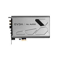 EVGA NU Audio Card, Lifelike Audio, PCIe, RGB LED, Co-Engineered by EVGA and Audio Note