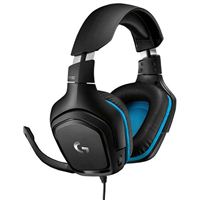 Logitech G G432 DTS:X 7.1 Surround Sound Wired PC Gaming Headset (Leatherette)