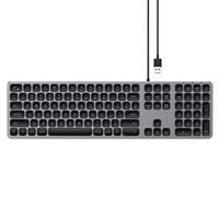 Satechi Aluminum Wired Keyboard for Mac - Space Gray