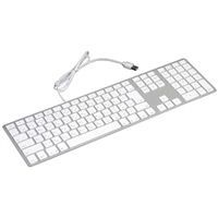 Matias Wired Aluminum Tenkeyless Keyboard for Mac - Silver