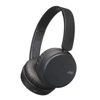 JVC Deep Bass Wireless Headphones, Bluetooth 4.1, Bass Boost Function, Voice Assistant Compatible, 17 Hour Battery Life - HAS35BTB(Black)