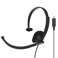 Koss CS195-USB USB Wired Headset w/ Flexible Boom Microphone - Black