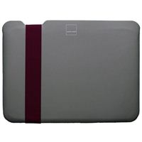 Acme Made Skinny Medium Laptop Sleeve Fits Screens up to 14&quot; - Gray/ Fuchsia