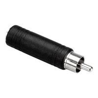 Hosa Technology 1/4&quot; TS Female to RCA Male Audio Adapter - Black