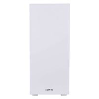  LANCOOL 205 Mid-Tower Chassis ATX Computer Case PC Gaming Case  with Tempered Glass Side Panel, Magnetic Dust Filter, Water-Cooling Ready, Side Ventilation, 2 x 120mm Fan Pre-Installed - White