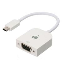 IOGear USB 3.1 (Gen 1 Type-C) Male to VGA Female Adapter - White