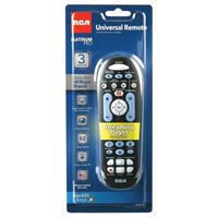 Audiovox Electronics 3-Device Universal Remote Control - Black