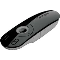 Targus Laser Presentation Remote with KeyLock, 2.4GHz Wireless, USB, Range up to 50 Feet AMP13US, Black with Gray