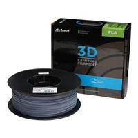 Inland 1.75mm PLA 3D Printer Filament 1kg (2.2 lbs) Cardboard Spool - Gray