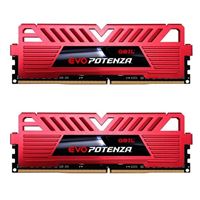 GeIL EVO Potenza 16GB (2 x 8GB) DDR4-3000 PC4-24000 CL16 Dual Desktop Memory Kit GAPR416GB3000C1 - Red
