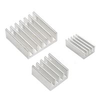 Micro Connectors Aluminum Heat Sink Kit for Raspberry Pi