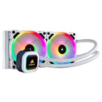 Corsair Hydro Series H100i Platinum 240mm RGB Water Cooling Kit - White