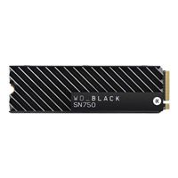 WD Black SN750 500GB with Heatsink M.2 NVMe Interface PCIe 3.0 x4 Internal Solid State Drive with 3D TLC NAND (WDS500G3XHC)