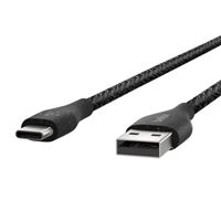 Belkin USB 2.0 (Type-A) Male to USB 2.0 (Type-C) Male DuraTek Plus Sync/ Charge Cable w/ Strap 6 ft. - Black