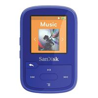 SanDisk Clip Sport Plus 16GB MP3 Player - Blue