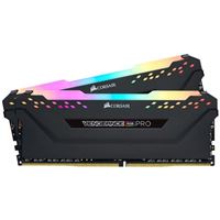 Corsair Vengeance RGB Pro 16GB (2 x 8GB) DDR4-3600 PC4-28800 C18 Dual Channel Desktop Memory Kit CMW16GX4M2Z3600 - Black