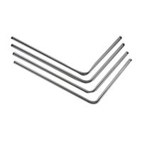 Bitspower Pre-bent 90 Degree 12mm Rigid Tubing - Clear, 4 Piece