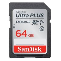 SanDisk 64GB Ultra Plus SDXC Speed Class 10/ UHS-1/ V10 Flash Memory Card