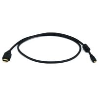Monoprice HDMI Male to Micro HDMI Male 4K High Speed Video Cable 3 ft. - Black