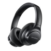 Anker Soundcore Life 2 Active Noise Canceling Over-Ear Wireless Headphones - Black