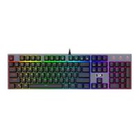 Redragon K556-RK RGB Mechanical Gaming Keyboard - Brown