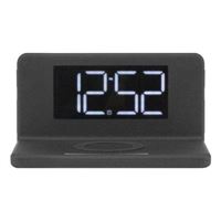 Aluratek Qi Wireless Charging Alarm Clock w/ Nightlight